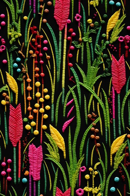 detal haftu ludowego